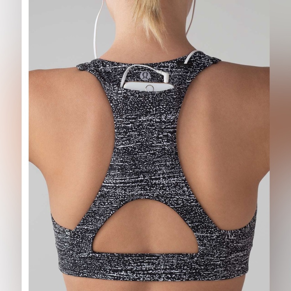 Lululemon Pace Perfect Bra
Air Time White Black